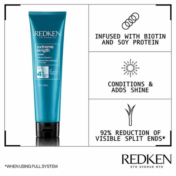 Redken Extreme Set: Triple Action Treatment Mask & Split-End Mender ☆Authentic☆ - Picture 4 of 7